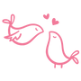 Aesthetic Pink Love Bird Illustration Wedding Planner Logo (150 × 150 px) (90 × 90 px) (1)